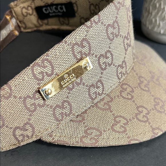 Beautiful Beige Monogram Visor - Picture 5 of 11